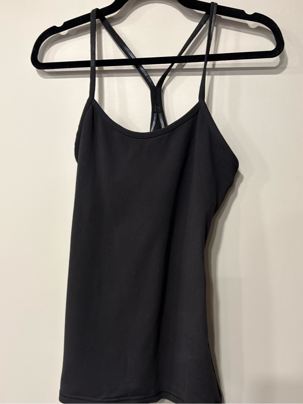 Lululemon Women’s Black Strappy Camisole with Racerback